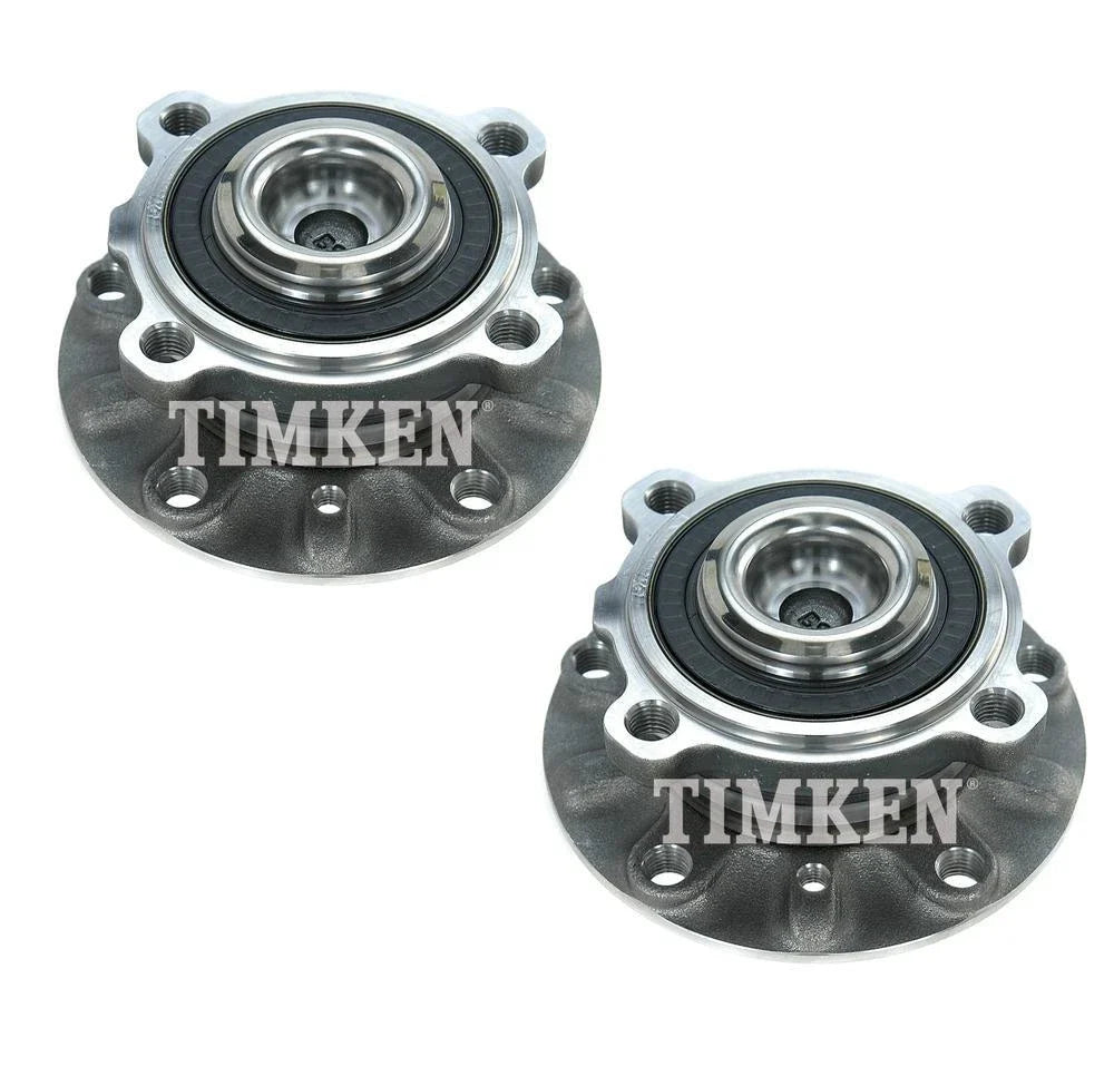 Set of 2 Front Wheel Bearing and Hub Assemblies for BMW E39 E52 (1997–2003)