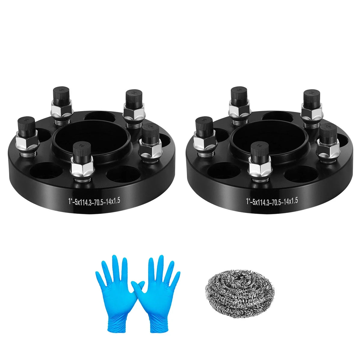 2 Pair 1" Wheel Spacers Hubcentric 5x4.5 14x1.5 for Ford Explorer (2020–2025)