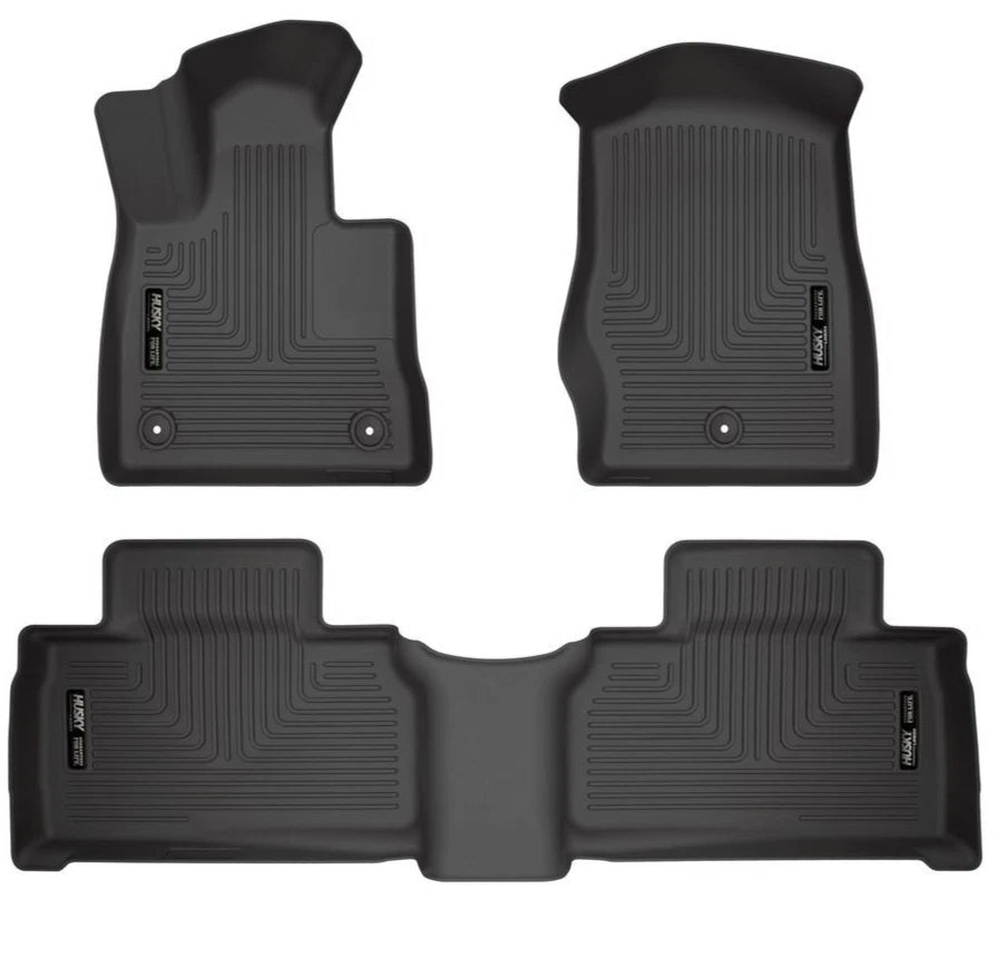 Set of 2 HuskyLiners WeatherBeater Floor Liners for Ford Explorer (2020–2026) 99321