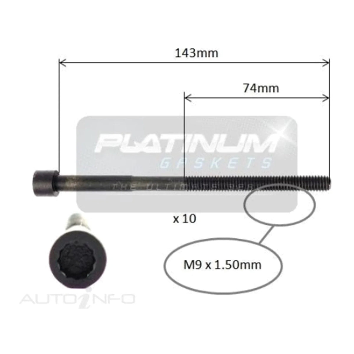 Engine Cylinder Head Bolt Set for Toyota Echo NCP12 NCP13 (1999–2005)