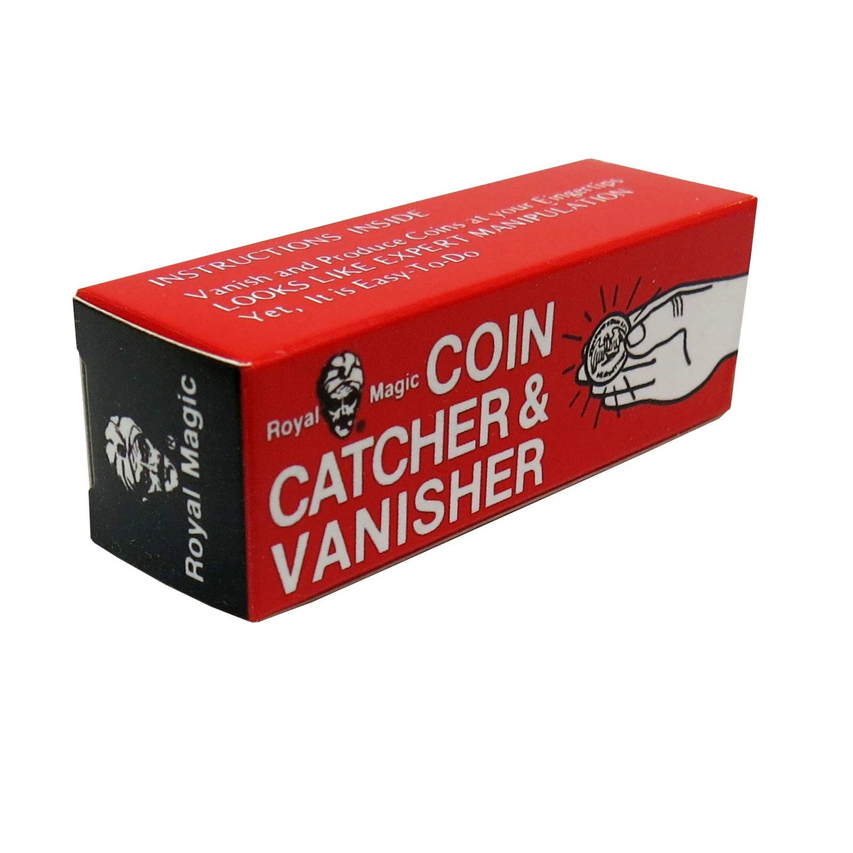Royal Magic Coin Catcher & Vanisher Trick - Small Red