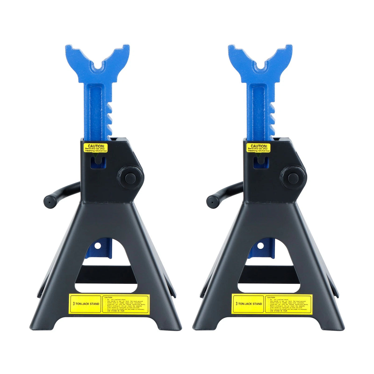 Set of 2 Axle Stands for Vehicle Workshop (SWJS3T)