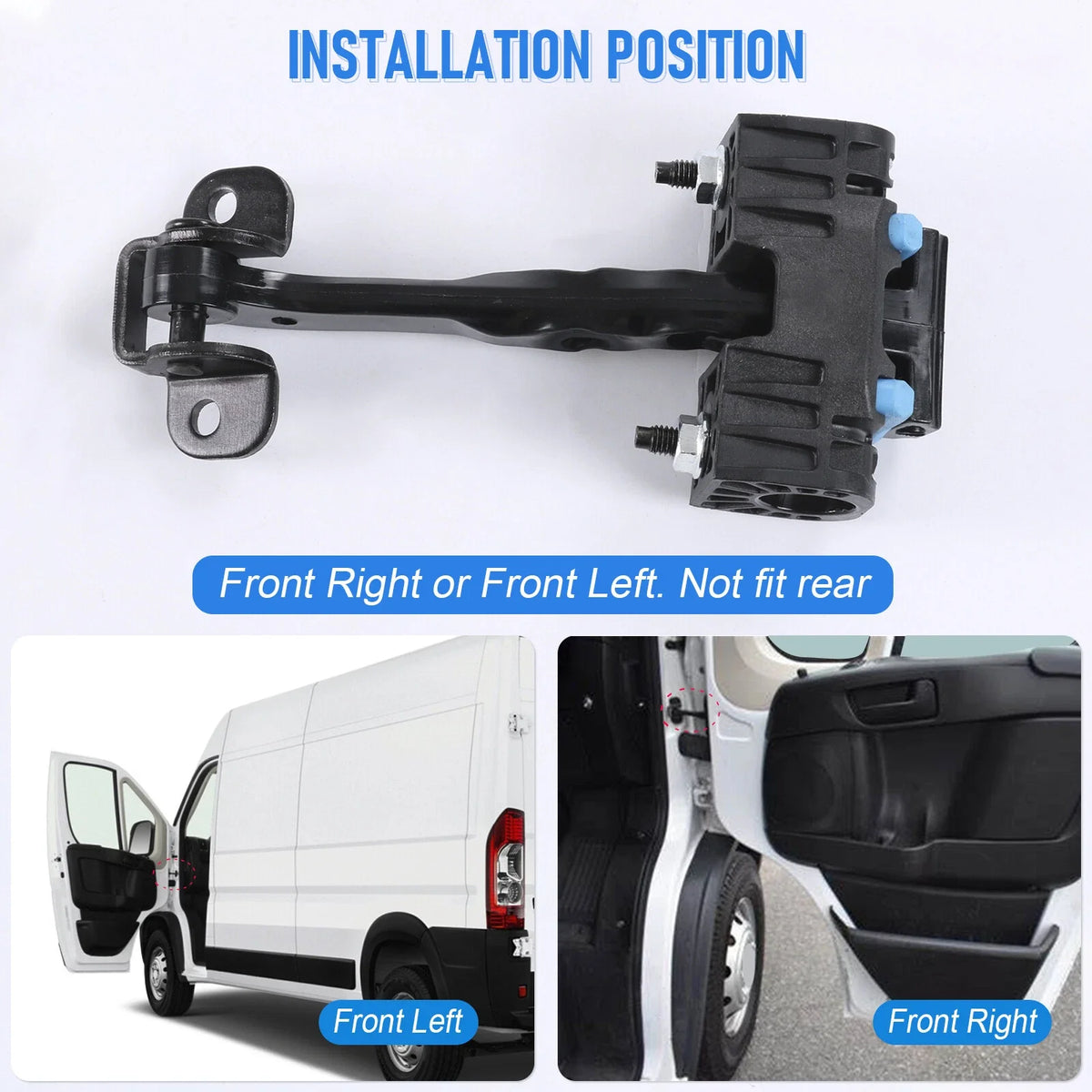 Front Door Check Strap for RAM ProMaster 1500 2500 3500 (2014–2020)
