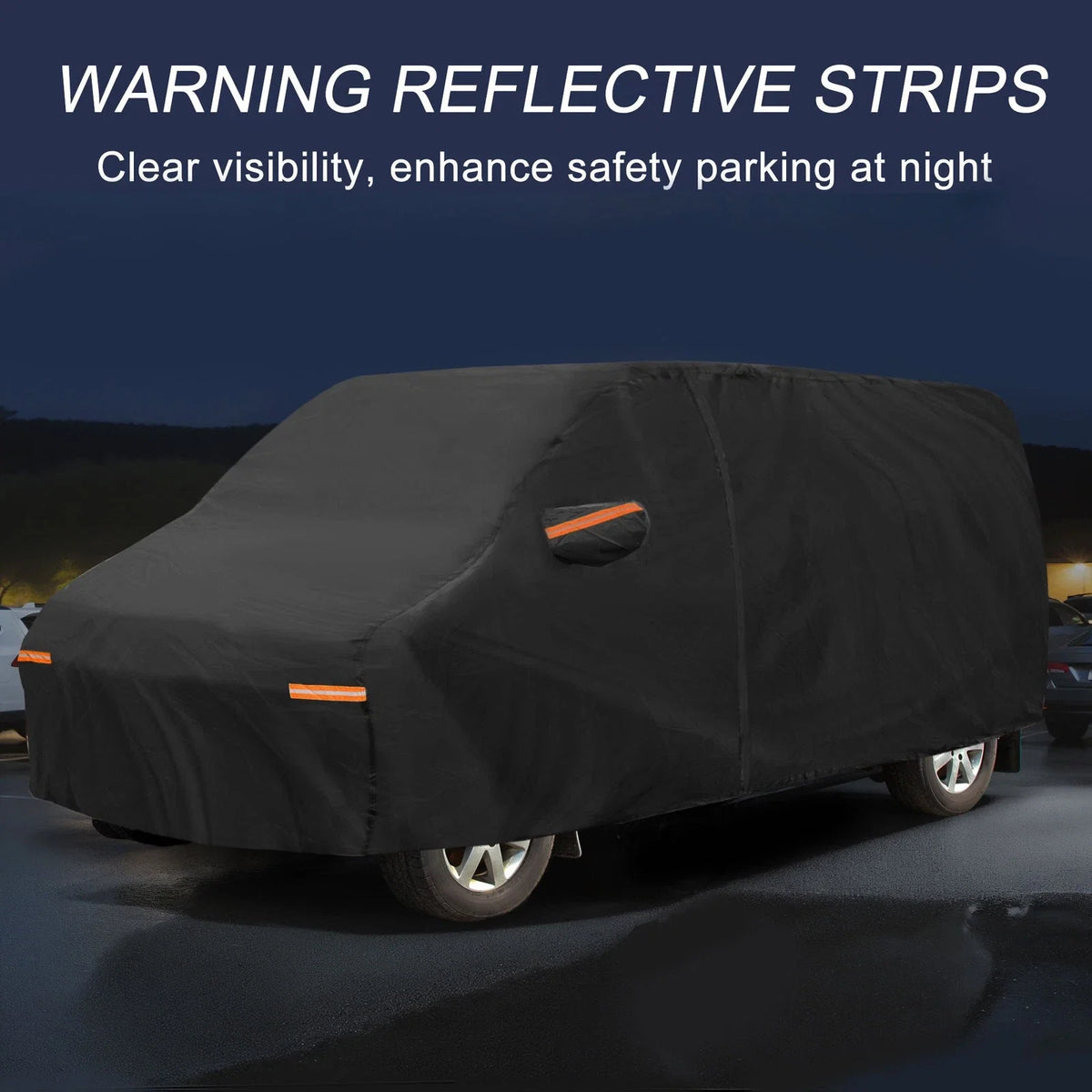 Car Cover with Left Side Door Zipper for Ford E-Series