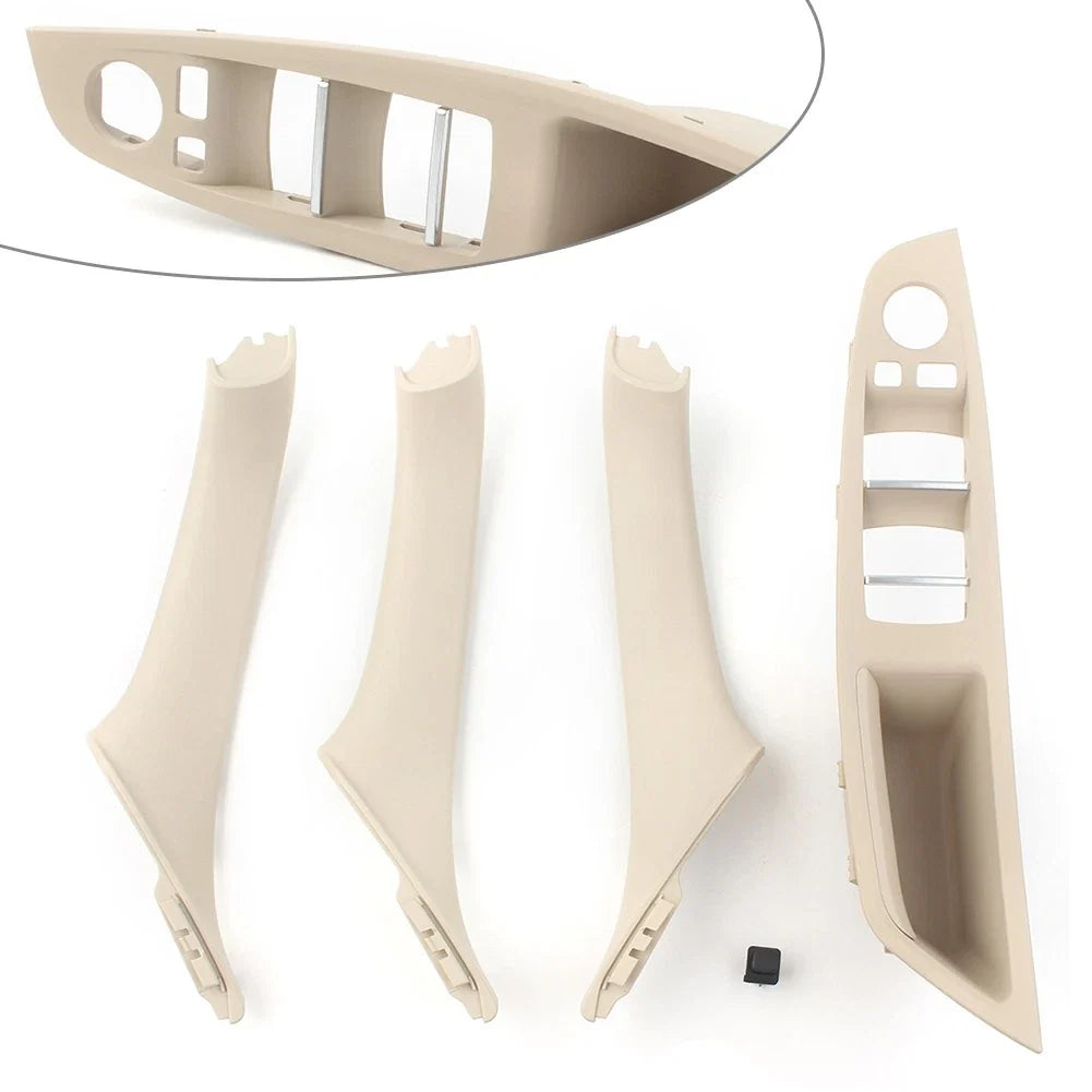 Set of 4 Door Panel Handle Pull Covers for BMW 520d 535i F10 F11 RHD (2010–2016)