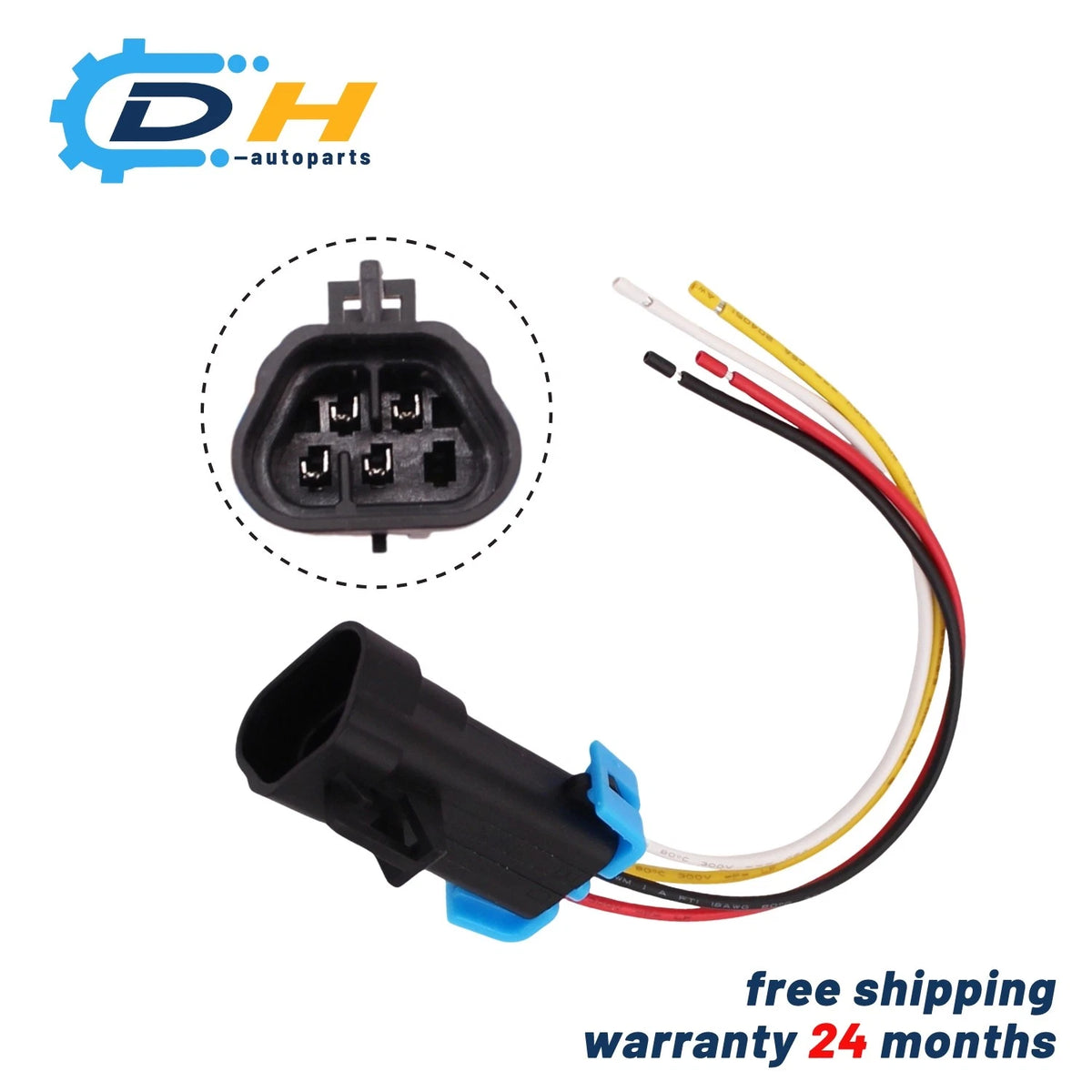 Oxygen Sensor Wiring Harness Connector for GM LS2 LS3 LS7 (TSC PT2786, 13585848)