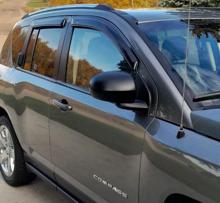 AVS Smoke Rain Guards Vent Visors 94540 for Jeep Compass (2011–2016)
