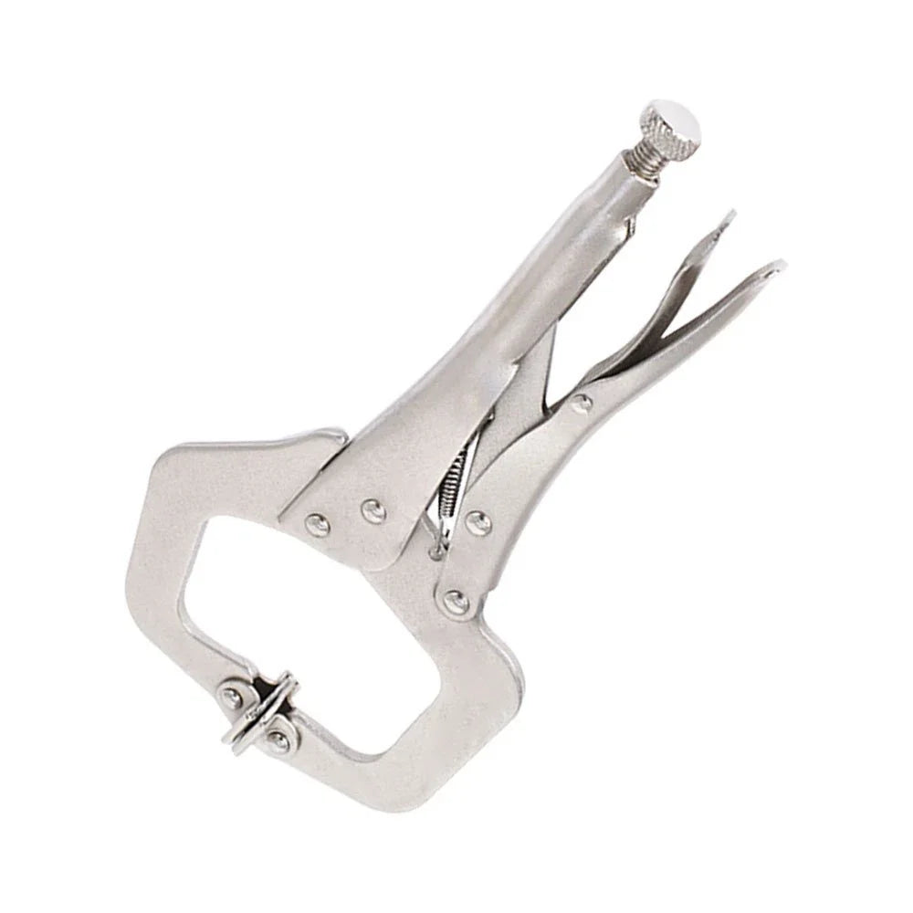 Set of 5 Adjustable 11" Locking C Clamp Pliers with Swivel Pad