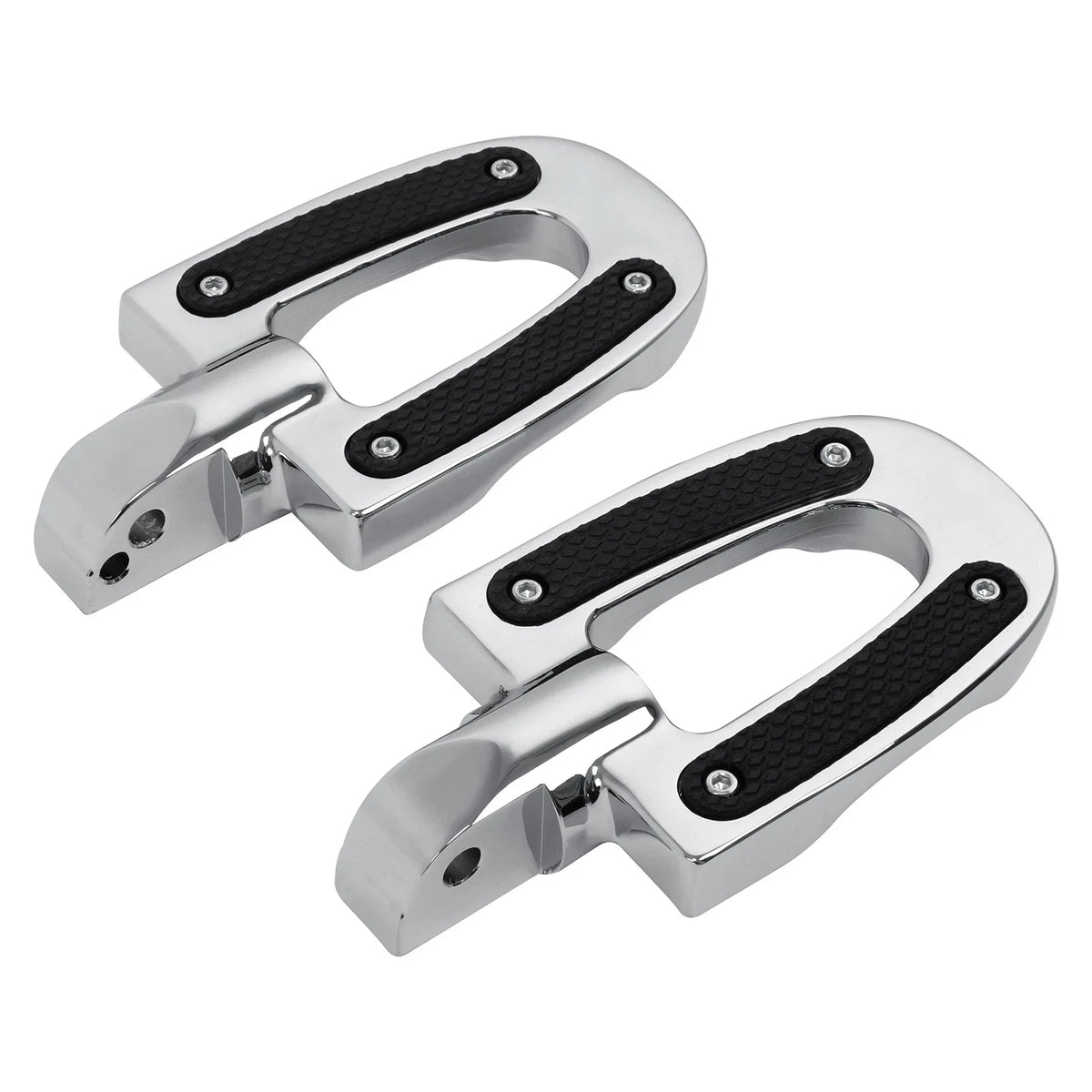 Chrome Passenger Foot Pegs for Harley Davidson Softail Fat Bob Low Rider (2018–2023)