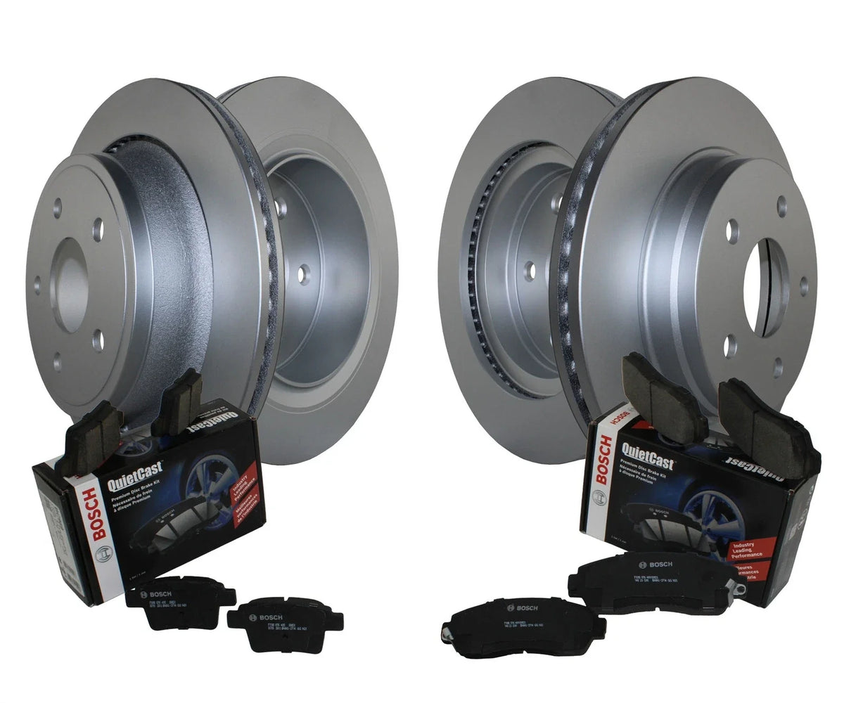 Front Rear Brake Kit Rotors & Pads for Dodge Ram 1500 (2010–2023)