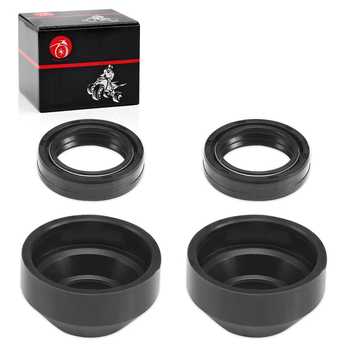 Fork Dust Caps Kit for Kawasaki KZ305 CSR-LTD KZ440A/D/B/G KZ400A/B/C/D/S/H KX80 (1974–1987)