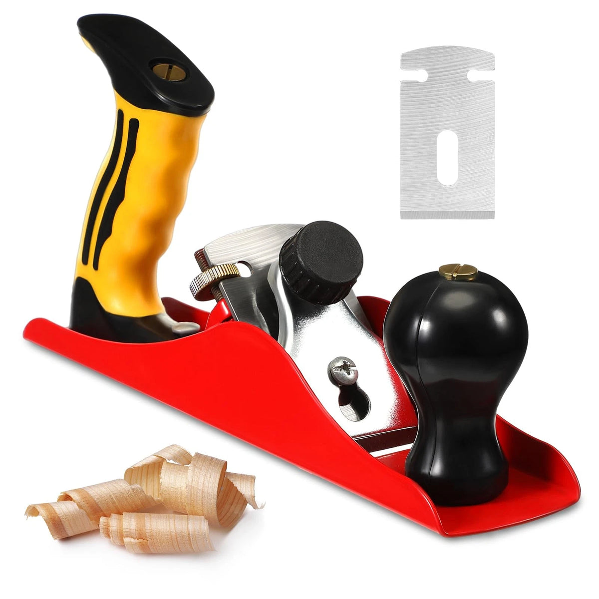 2X Hand Planer with 2 Inch Blade for Wood Smoothing (Adjustable)