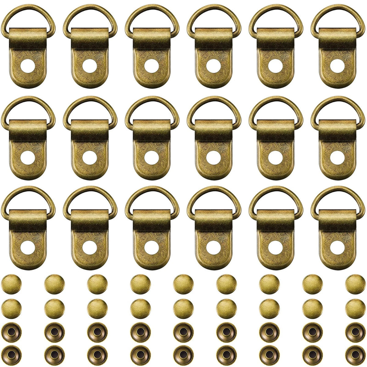 300 Pieces Bronze Shoe Boot Laces Hooks Eyelet Repair