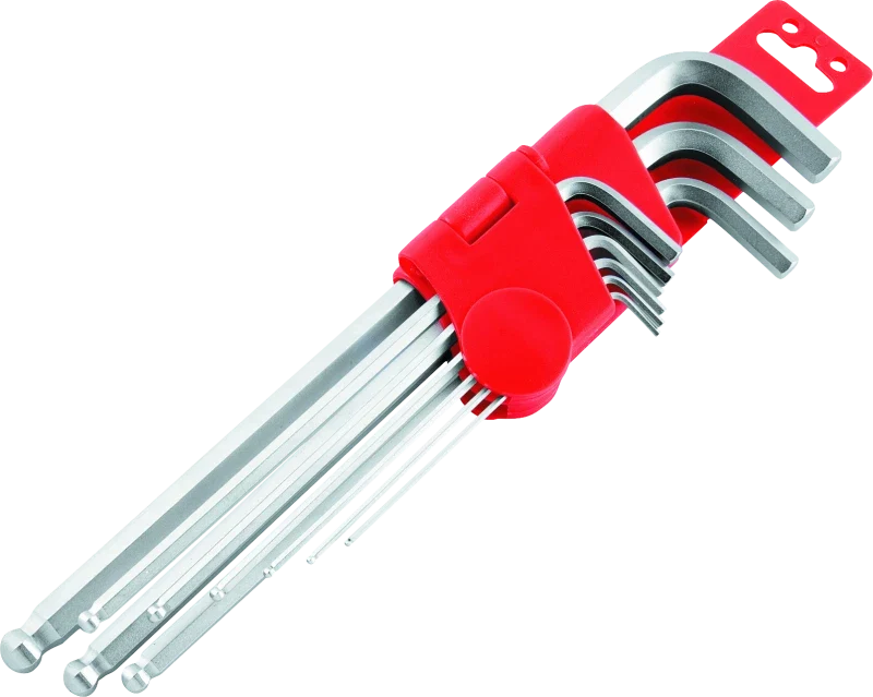 9-Piece Ball End Hex Wrench Set for Powersports Vehicles