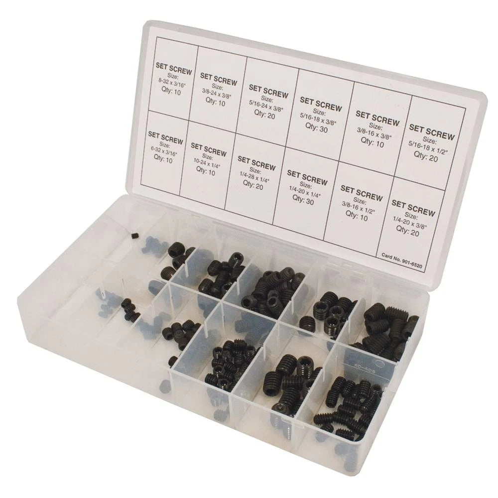Set Screw Kit 190 Piece for 415-323