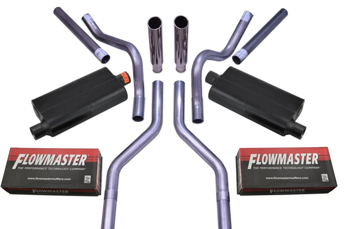 2.5" Dual Exhaust Kit for Chevy GMC C10 (1963–1972) - Flowmaster 50 Series