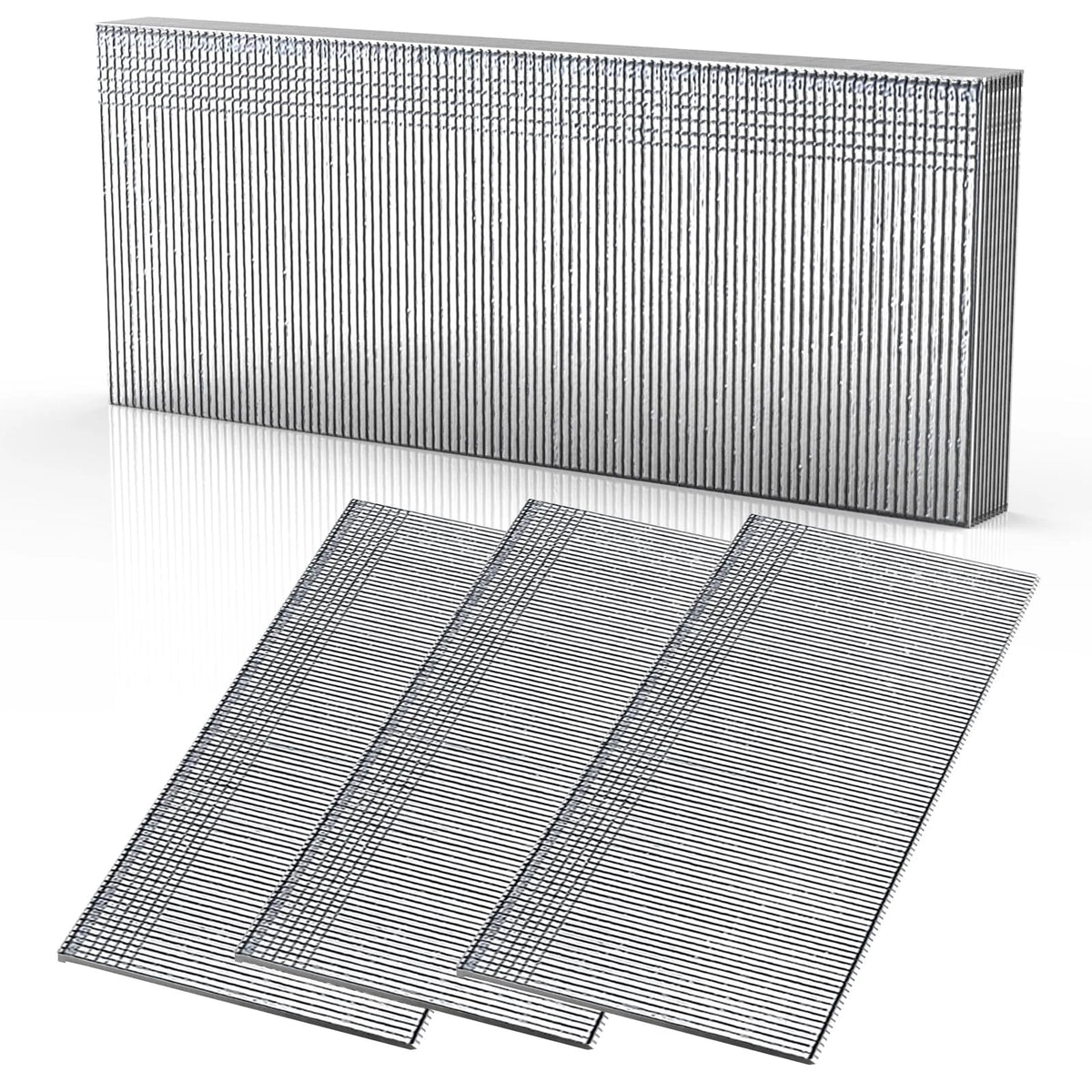 1000PCS 18 Gauge Galvanized Brad Nails for Pneumatic Nail Gun (2 Inch)