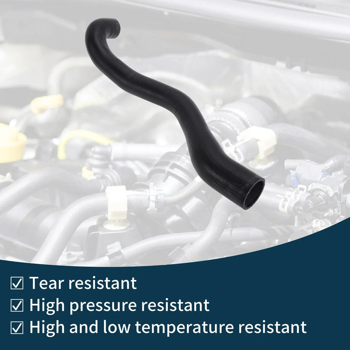 Radiator Hose for BMW 3 Series E46 (1998–2005) No. 11612247325 Black