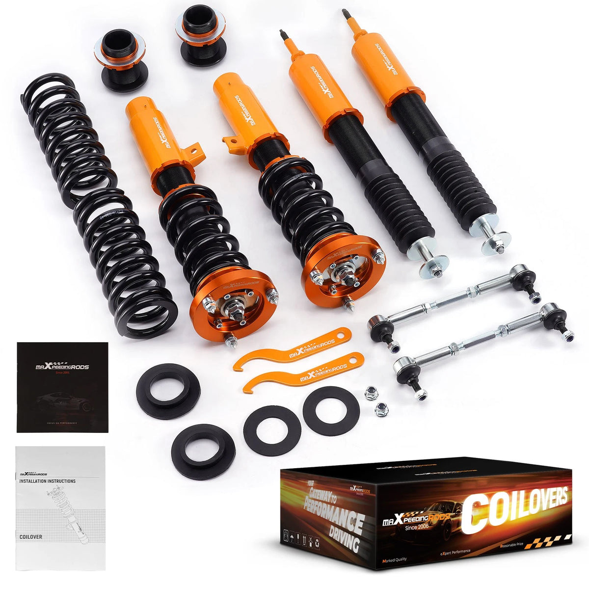 Adjustable Coilovers for BMW 3-Series E90 E91 E92 E93 (2004–2013) UN912T