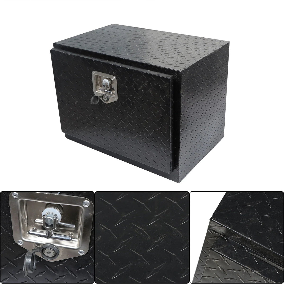 24 Inch Aluminum Diamond Plate Underbody Tool Box for Trucks