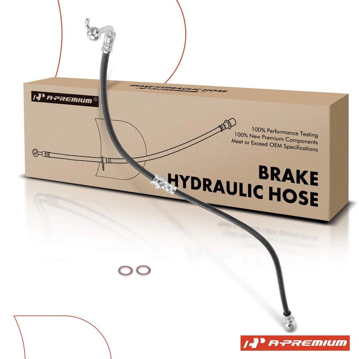 Rear Side Brake Hydraulic Hose for Nissan Frontier (2005–2019) 46211ZZ70A, 2204808