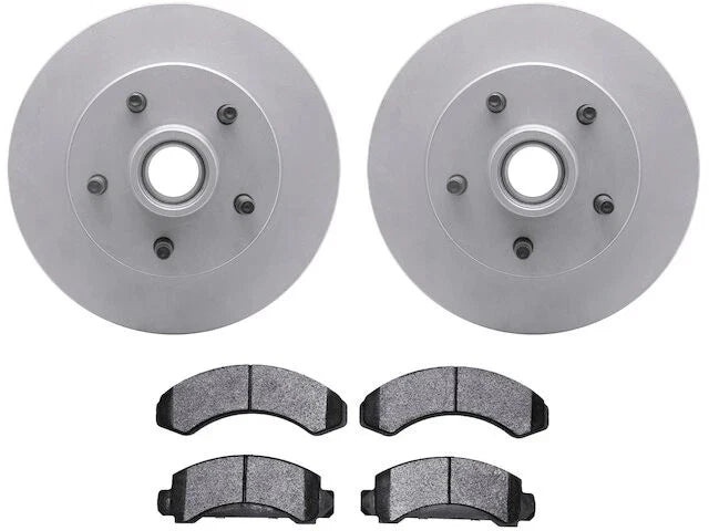 Front Brake Pad and Rotor Kit for Mazda B4000 (1994) ZZ373PT