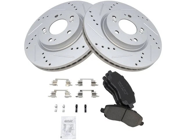 Brake Pad and Rotor Kit for Mitsubishi Lancer (2008–2016) 74276YSFT