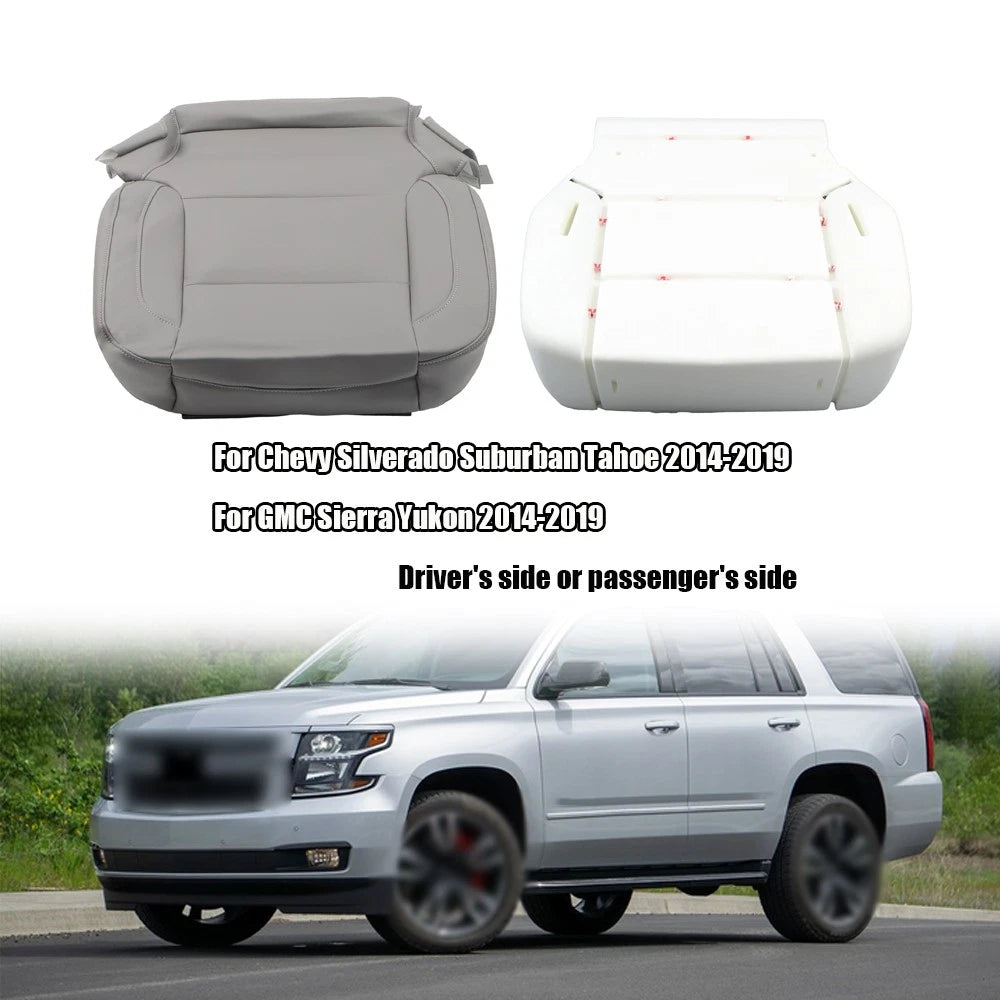 Front Bottom Seat Cover & Foam for Chevy GMC (2014–2019) BCK47454K