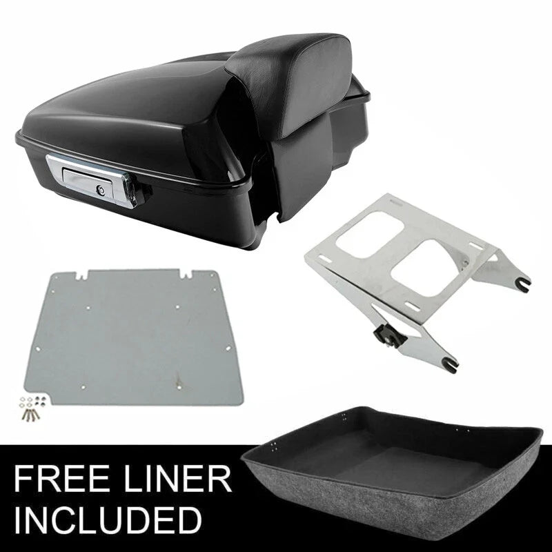 Chopped Trunk Backrest Rack Plate for Harley Electra Street Glide (2014–2026)