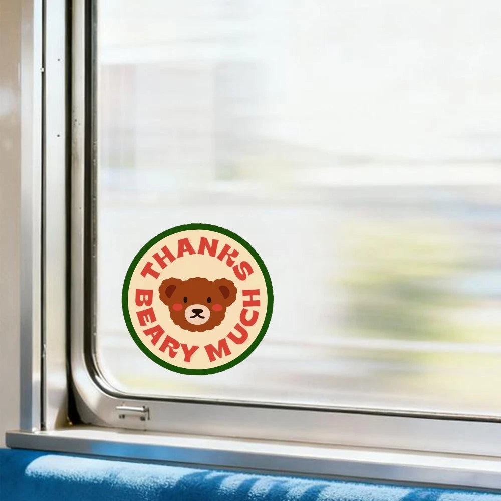 Waterproof Stickers for Luggage, Windows, Cups (Envelope Sealing)
