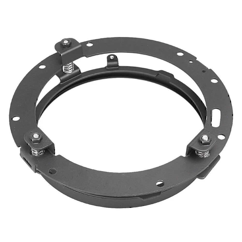 7" HID LED Headlight Ring Bracket for Touring Softail FLD
