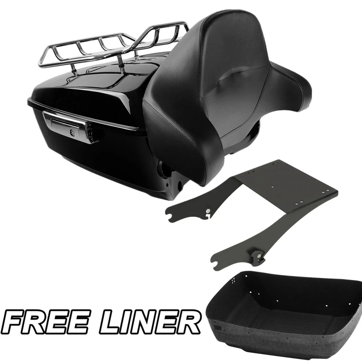 Trunk Pad Mount Rack for Harley Electra Glide, Street Glide (1997–2008)