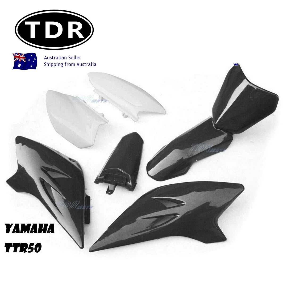 Fender Kit for Yamaha TTR 50 (2006–2023) - Black Plastic