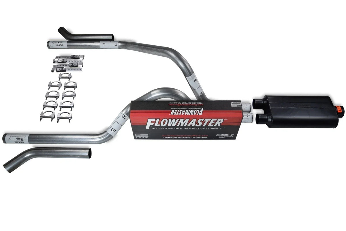 2.5" Dual Exhaust Kit for Dodge Dakota (1987–1996) Flowmaster 50 Series