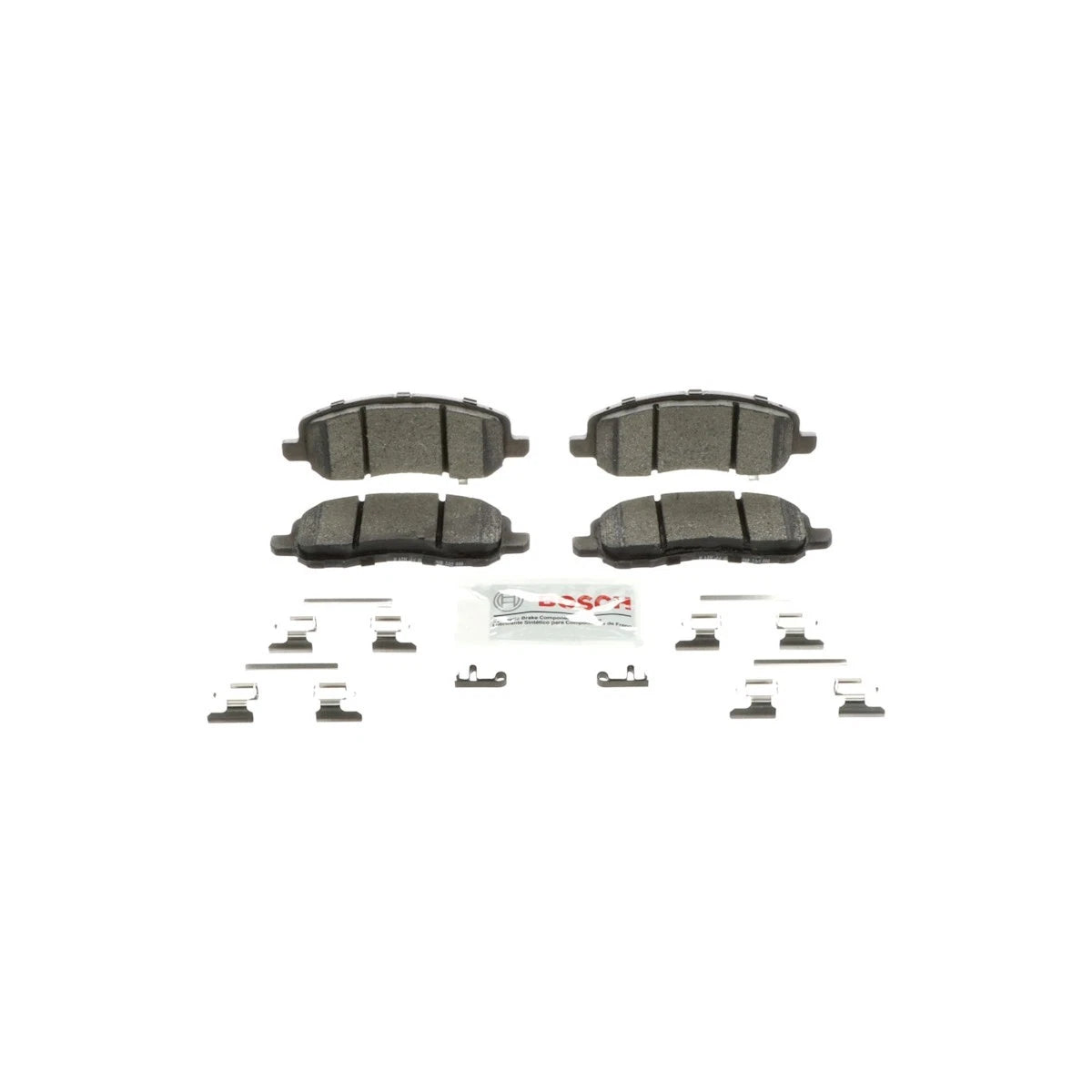 2X Brake Pad Set BE2057H for Jeep Compass (2017) With Brake Code BRF