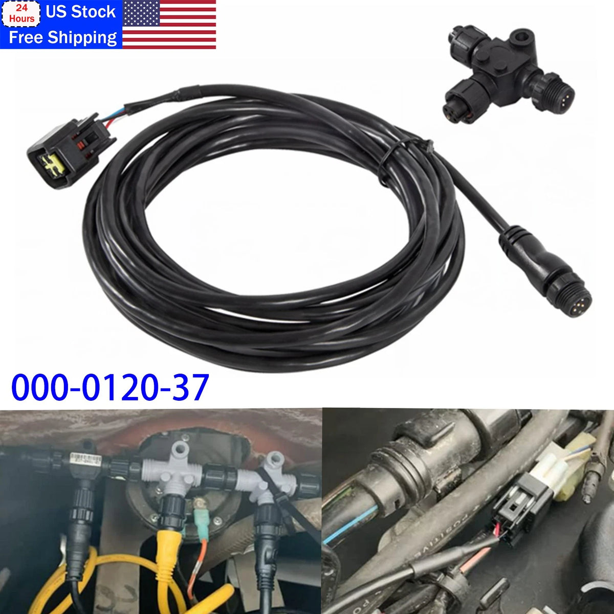 NMEA 2000 Interface Cable for Yamaha (000-0120-37, 3004.6865) 4.5m/15ft