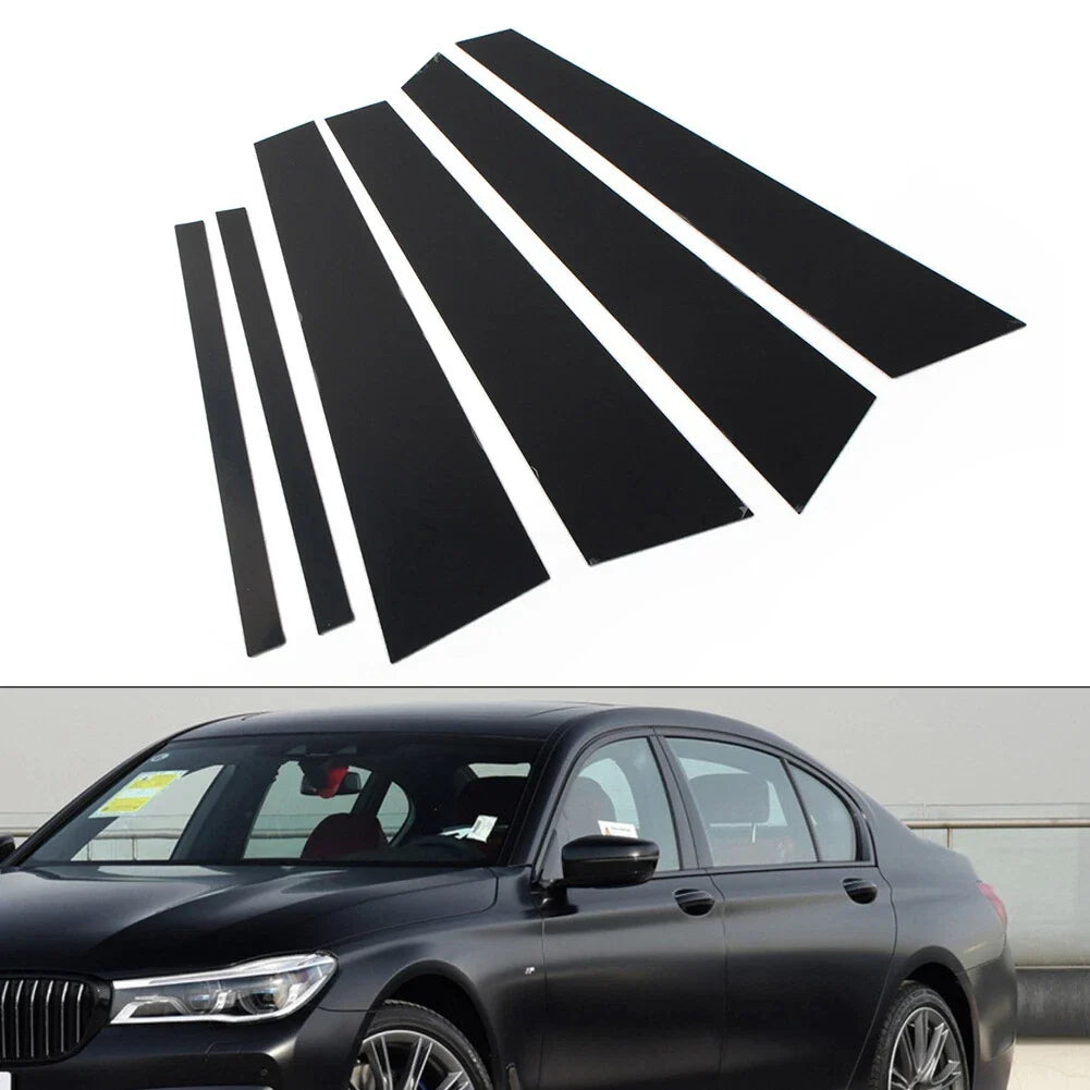 6X Car Window Pillar Posts Door Trims for BMW 7 Series G11 G12 (2016–2021)