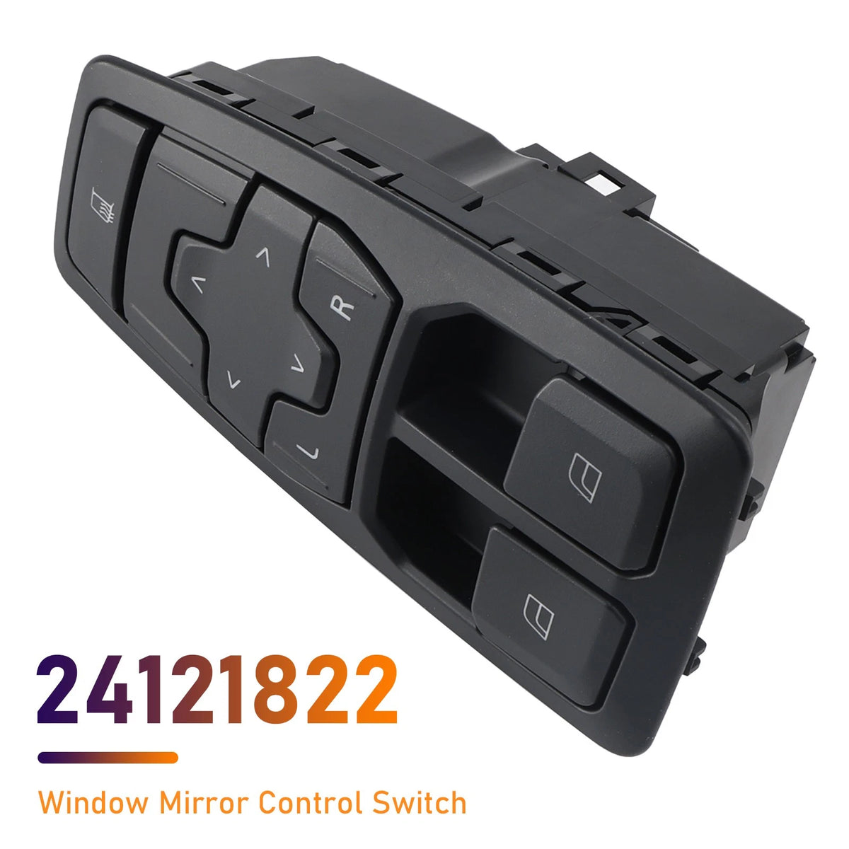 Window and Mirror Control Switch for Volvo VNL GEN 3 VNR (2018–2024) 24121822, 24201770
