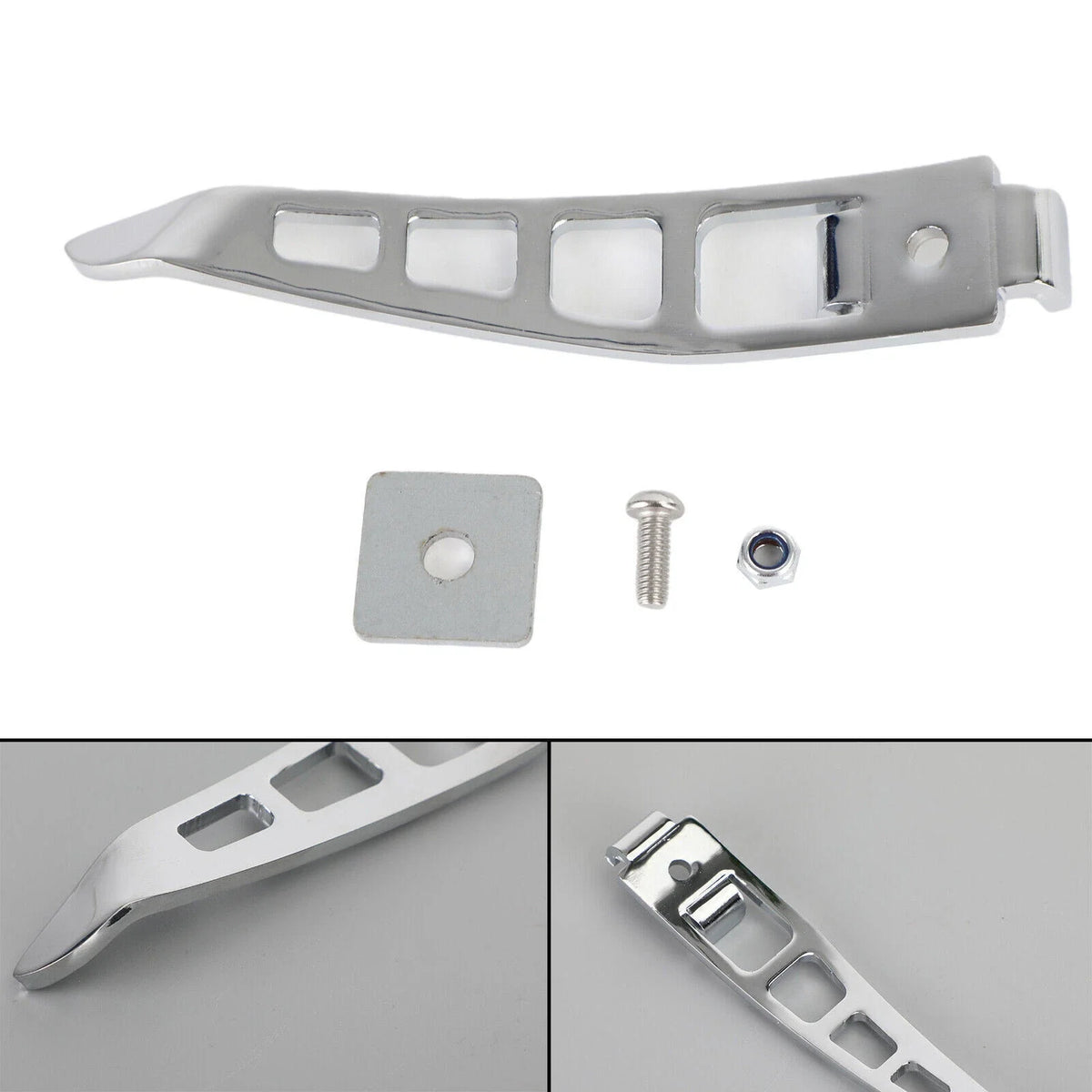 Chrome Kickstand Extension Foot Pedal for Harley Dyna (1993–2017) T9