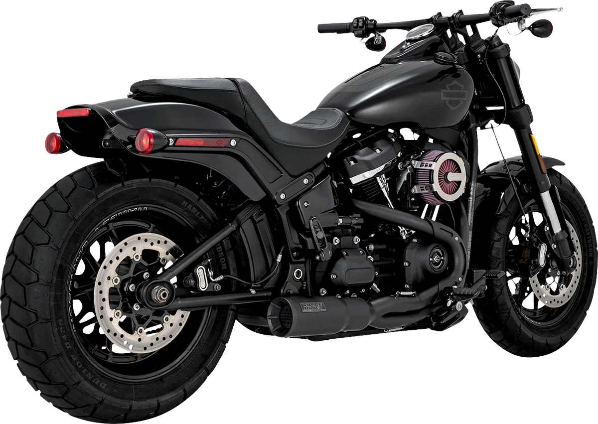 2-into-1 Hi-Output Short Exhaust for Harley (2018–2024) - Stainless