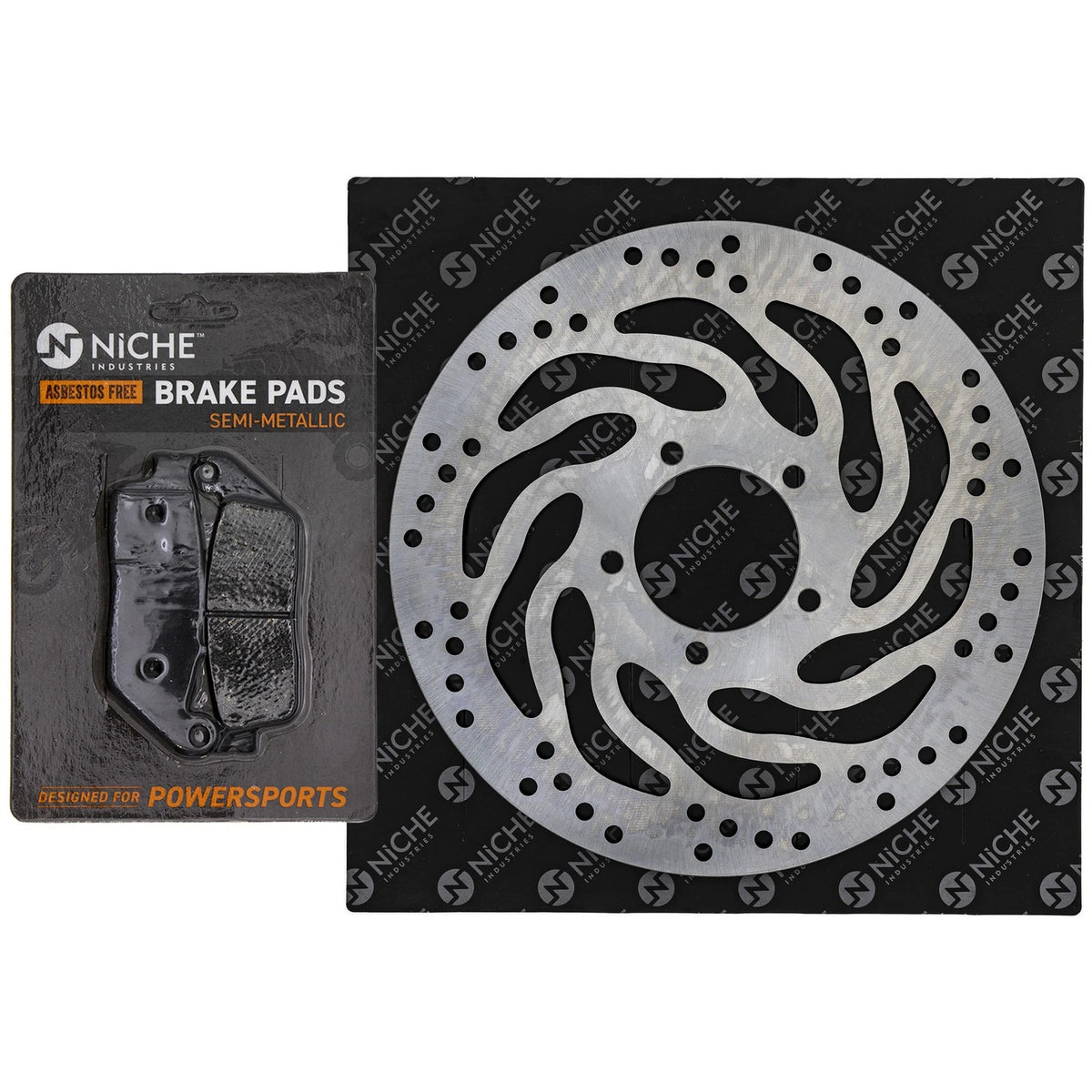 Front Left Brake Rotor Pad Kit for Triumph (T2020077, T2023370)