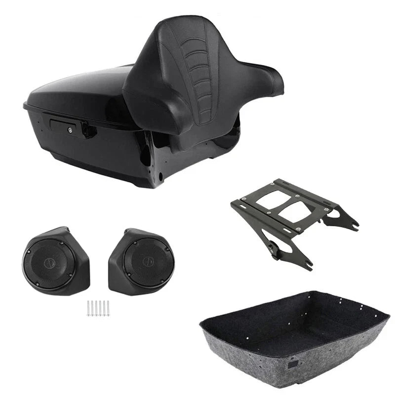 Backrest Pad with Speakers for Harley CVO Road Glide (2014–2026)