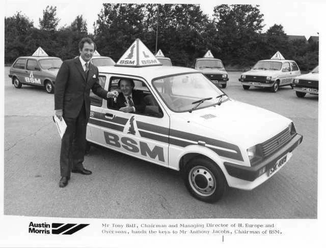 Driving School Press Photo for Austin Morris BSM (1979)