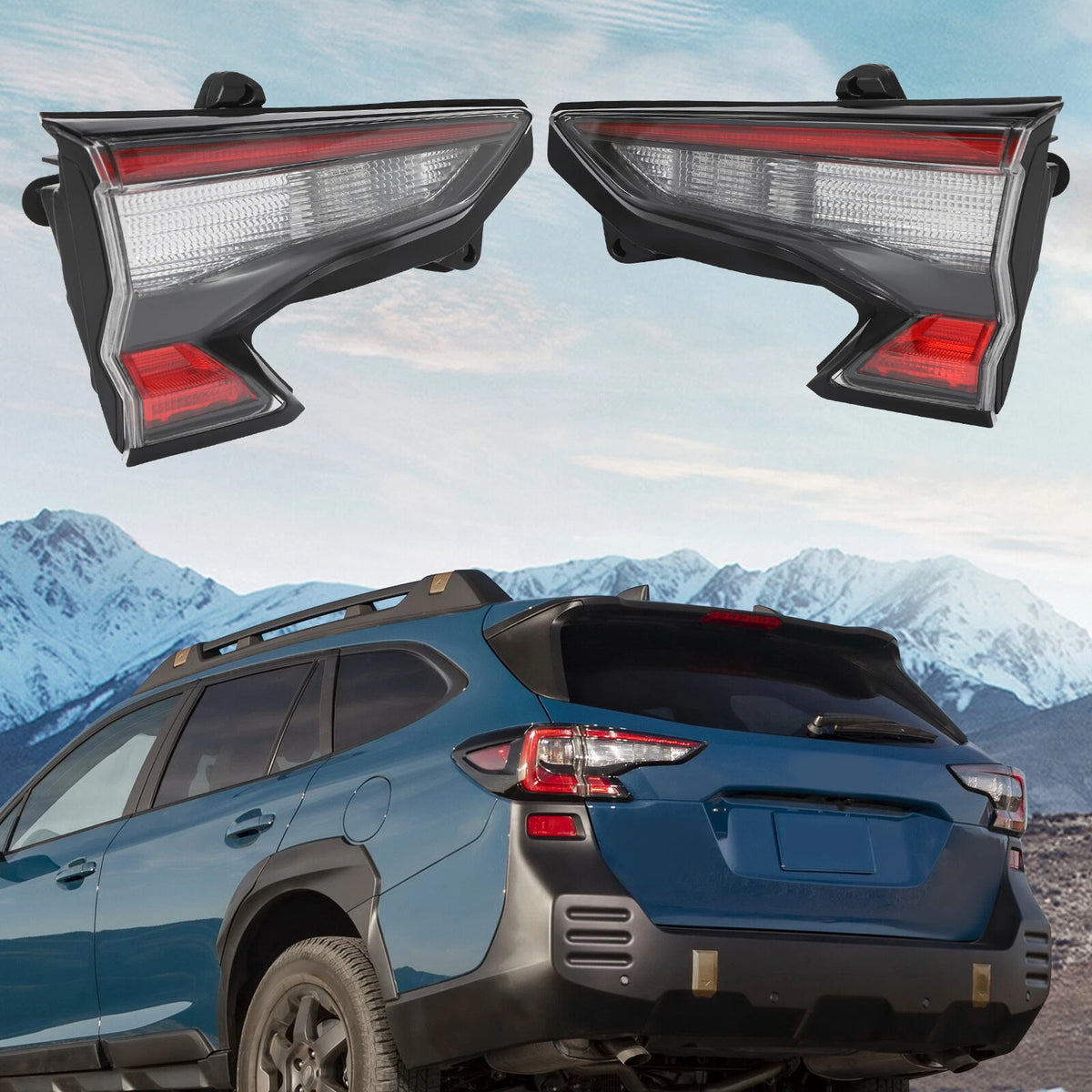 Set of 2 Inner LED Tail Lights for Subaru Outback (2020–2022) 84251AN04A, 84251AN05A