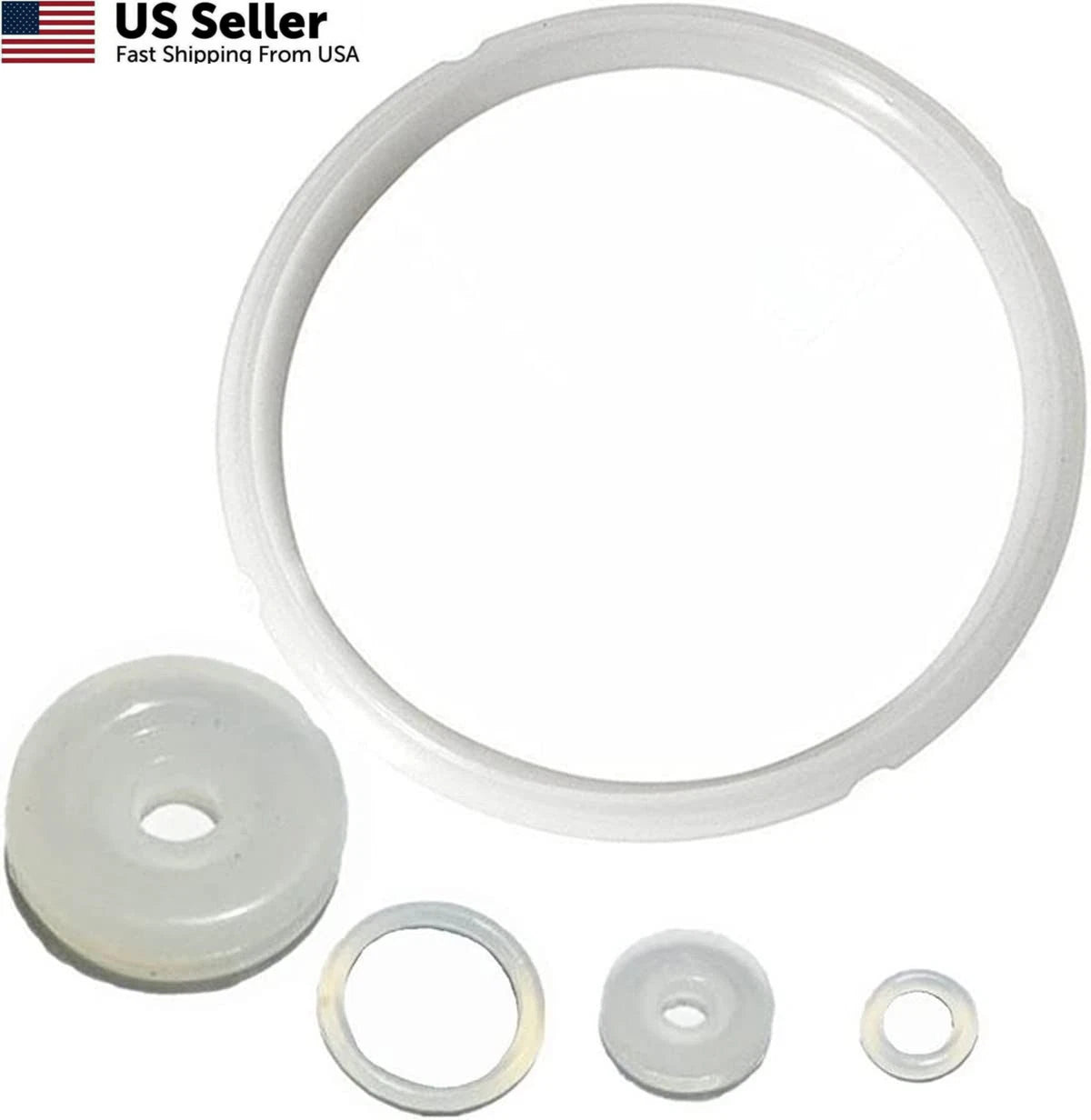 5 Quart Pressure Cooker Sealing Ring Gasket Kit for 5QT Models