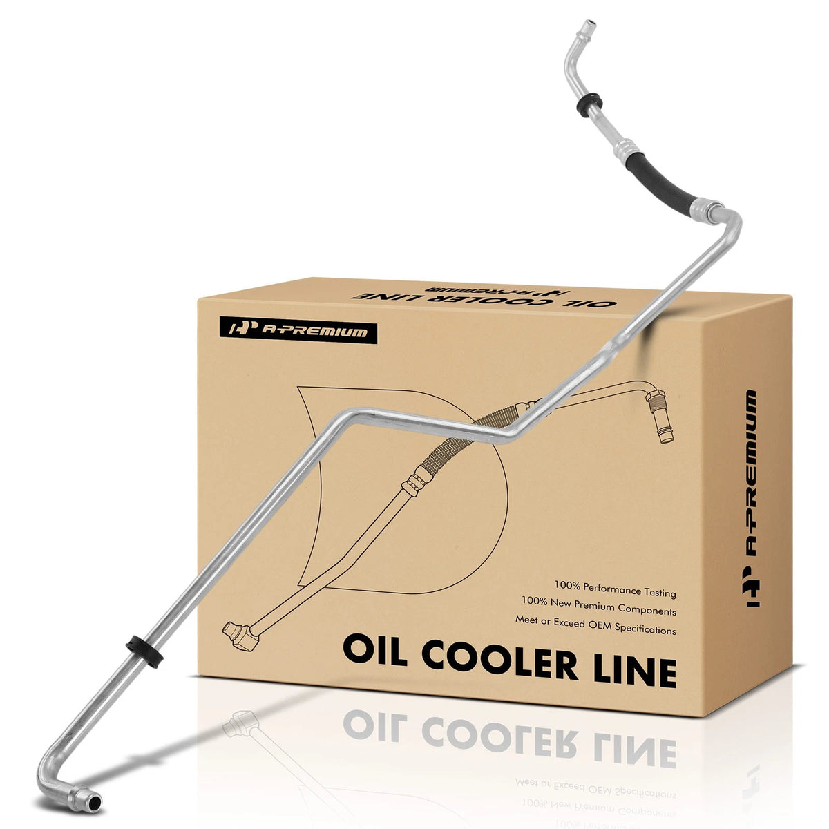 Inlet (Lower) Oil Cooler Line for Chevy Silverado Classic (2007) 624745