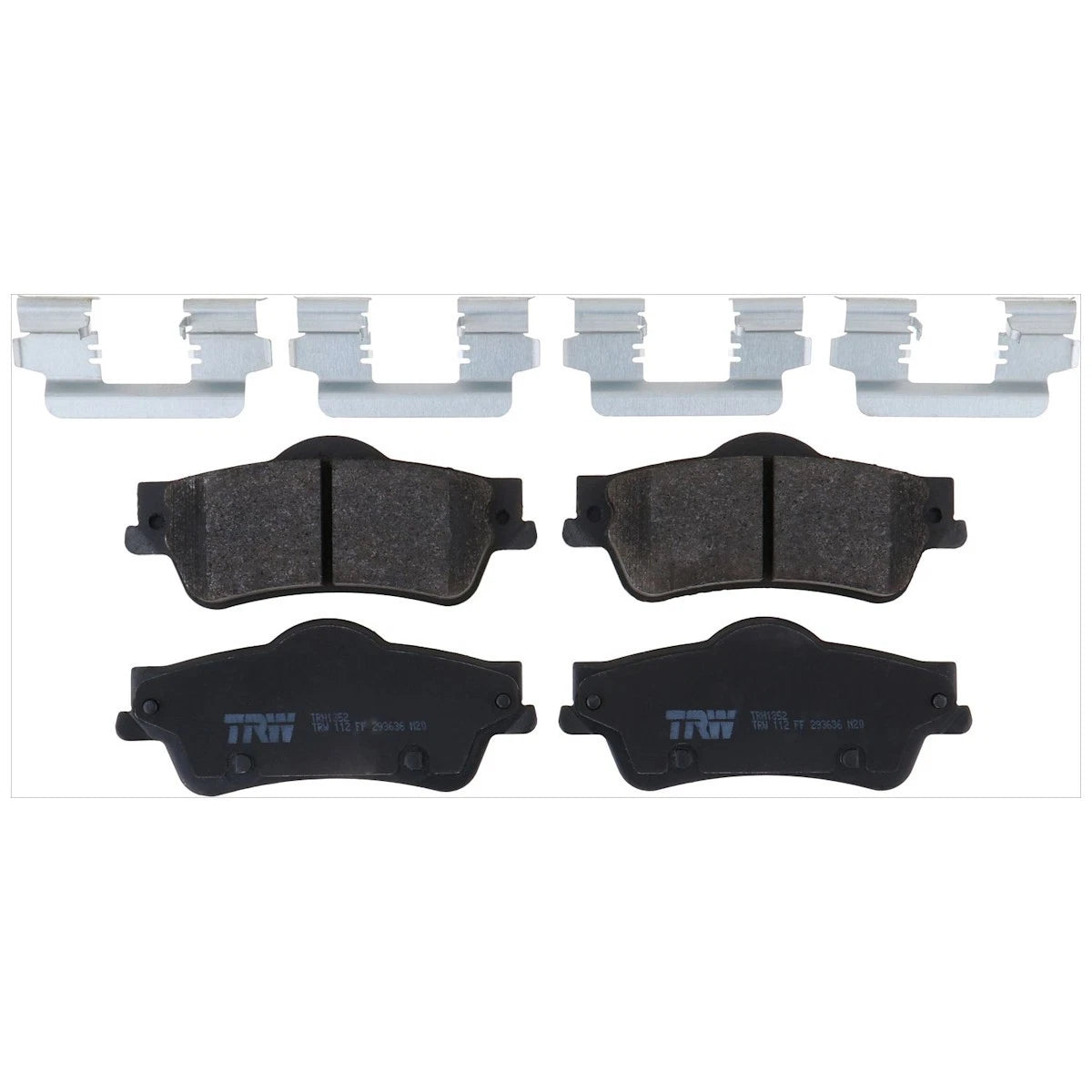 2X Brake Pad Set Rear for Chevy Caprice SS G8 (2011–2017) TRH1352