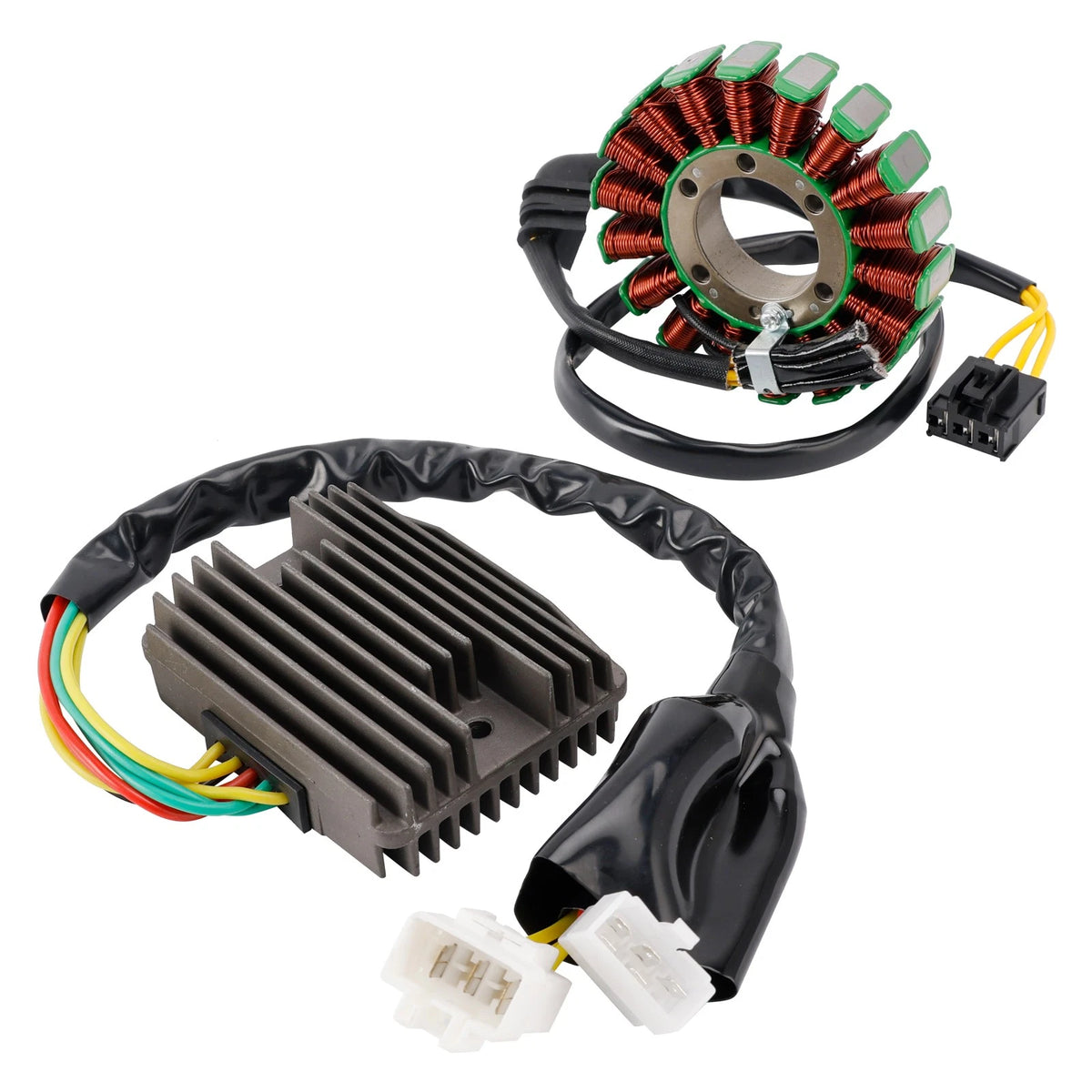 Stator Generator Regulator for Honda VFR800 V-Tec Interceptor (2003–2013) 31120-MCW-D02, 31120-MCW-D03, 31120-MCW-D01