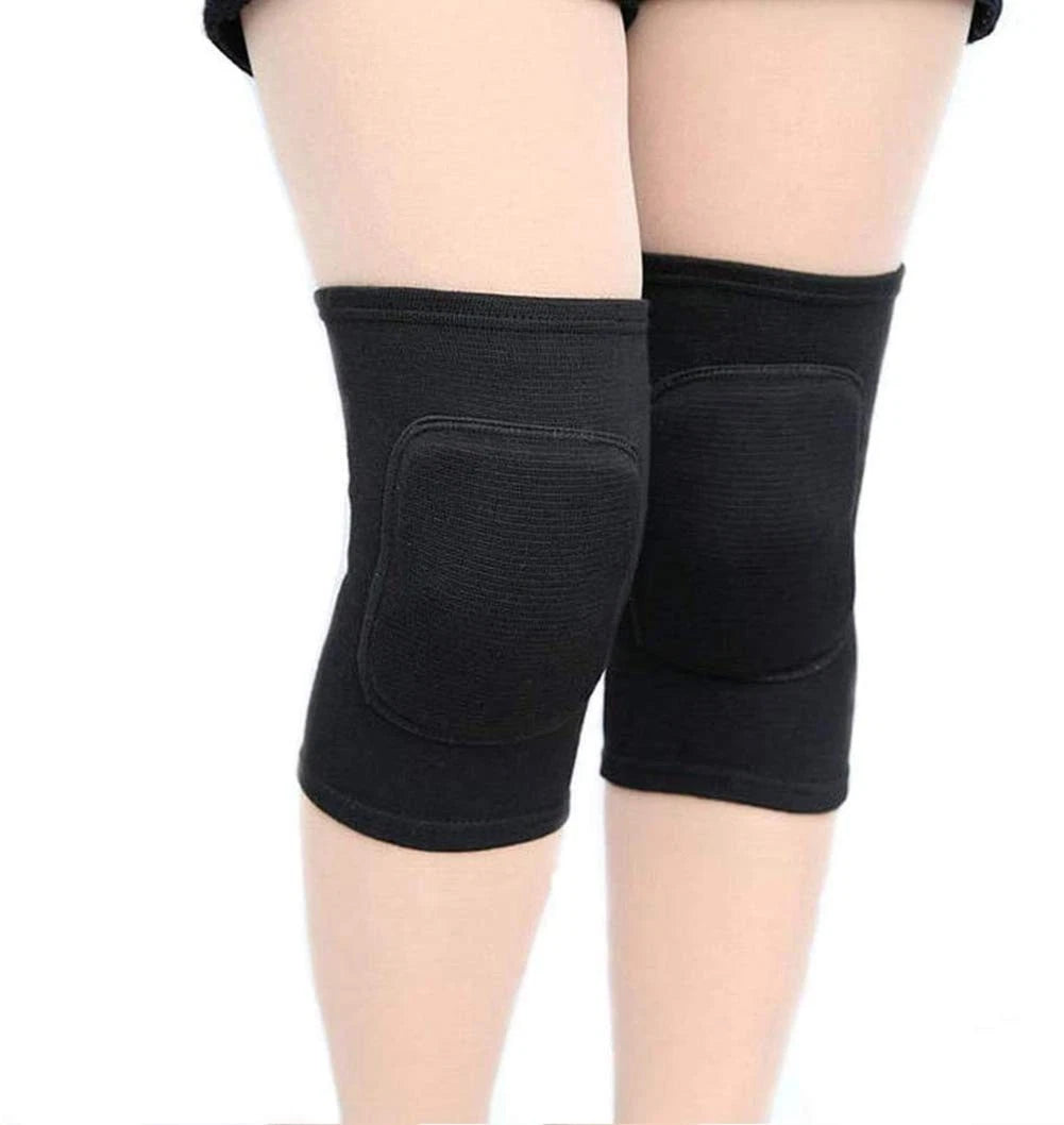 Volleyball Knee Pads for Dancers - Soft Breathable Black