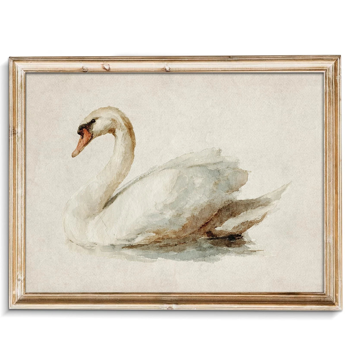 Retro Wall Art Canvas for Home Decor (10"L x 8"W)